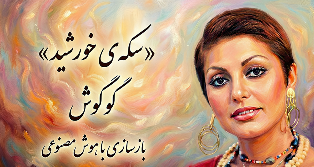 آهنگ «سکه ی خورشید» از گوگوش | بازسازی با هوش مصنوعی
