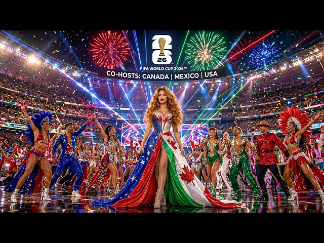 SHAKIRA PITBULL Perform at FIFA World Cup 2026™ Opening Match